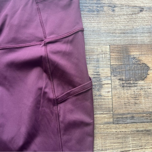 Lululemon Fast Free Crop II *Nulux 19" Dark Adobe Leggings , Size 6 - Picture 2 of 8